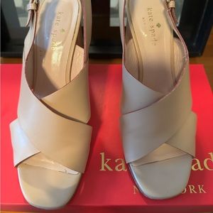 Kate Spade block heal/ Christopher Too / natural